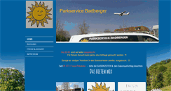 Desktop Screenshot of parkservice-badberger.de