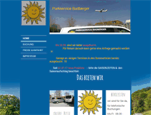 Tablet Screenshot of parkservice-badberger.de